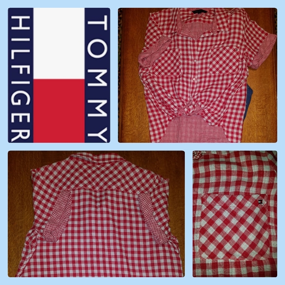 Tommy Hilfiger Tops - TOMMY HILFIGER Gingham Top